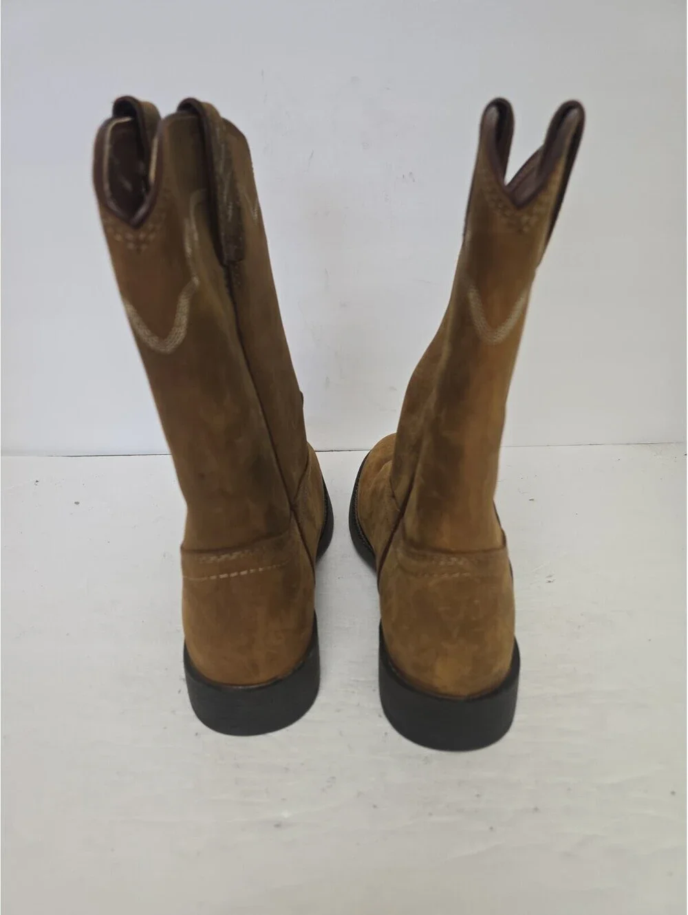 Justin Men's 3902 Jeb Roper Apache Stampede Soft Toe Boot Tan Size 9D